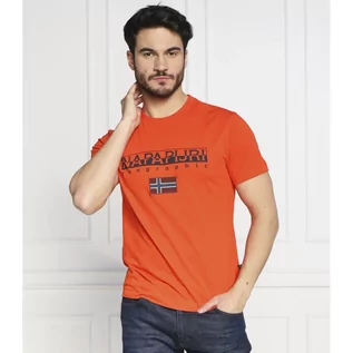 Koszulki męskie - Napapijri T-shirt s-ayas | Regular Fit - grafika 1