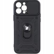 Etui i futerały do telefonów - Bizon Etui Case CamShield Ring iPhone 13 Pro Max czarne BCCSRIP13PMBK - miniaturka - grafika 1