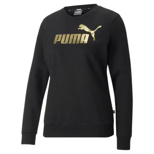 Bluza dresowa damska Puma ESS+ METALLIC LOGO - Bluzy sportowe damskie - miniaturka - grafika 1