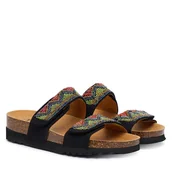 Klapki i japonki damskie - Klapki Scholl Zafirah 2.0 Med. MF00652 Czarny - miniaturka - grafika 1