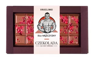 Czekolada mleczna z żurawiną Dzień Mężczyzn Vroclinki - Czekolada - miniaturka - grafika 1