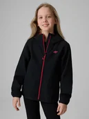 Kurtki i płaszcze dla dziewczynek - 4F Kurtka softshell wiatroodporna membrana 5000 dziewczęca - czarna 164 (13-14 lat) - miniaturka - grafika 1