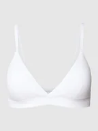 Biustonosze - Biustonosz trójkątny z drobnym prążkowaniem model ‘PURE RIB’ - miniaturka - grafika 1