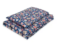 Pościel dla dzieci - Pościel dla niemowląt 2-częściowa bawełniana - lisia rodzinka na niebieskim - miniaturka - grafika 1