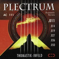 Struny gitarowe  - Thomastik Einzelsaite G .008 Stahl blank, vermessingt P08 für Akustikgitarre Plectrum Acoustic Series Satz AC210; Spectrum Satz SB210 (12-string set); E-Gitarre Power-Brights Satz PB108 - miniaturka - grafika 1