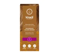 Farby do włosów i szampony koloryzujące - Khadi NATURALNA ZIOŁOWA FARBA DO WŁOSÓW Golden Brown Złoty Brąz) 100g - miniaturka - grafika 1