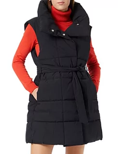 Kurtki damskie - Sisley Kurtka damska Waistcoat 2R8NLJ00C Jacket, Black 100, 42 - grafika 1