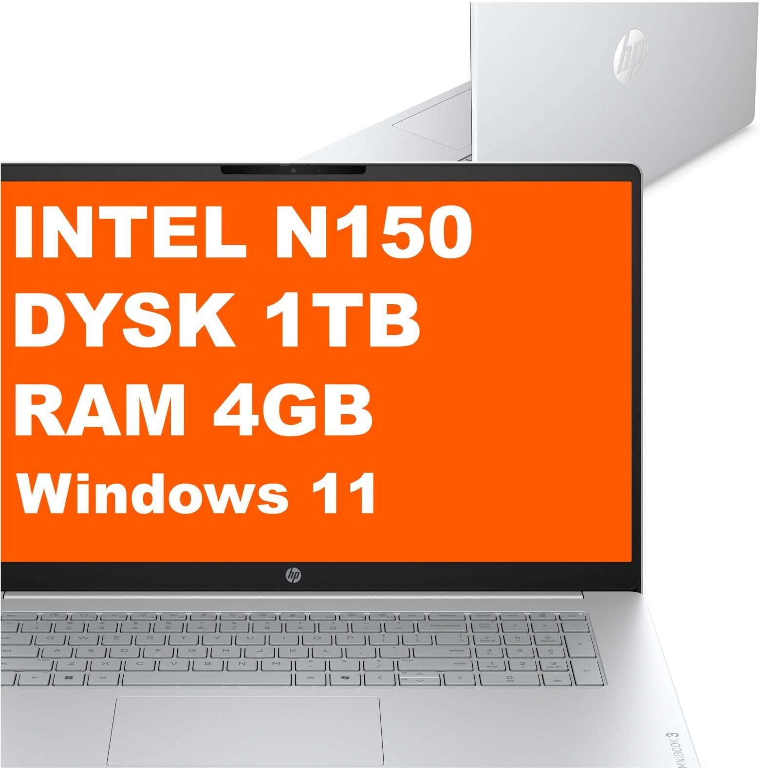 HP OmniBook 3 17-dk0001nax / D7UF2EA / Intel N150 / 4GB / 128GB / Intel Graphics / 17,3
