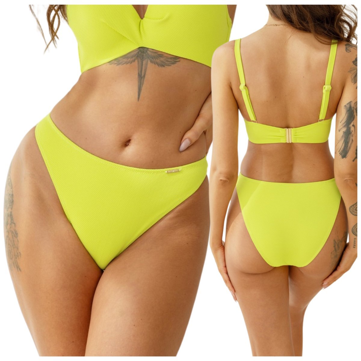 Majtki kąpielowe KRISLINE LEMON Briefs - Rozmiar S