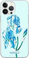 Etui i futerały do telefonów - Etui do Apple IPHONE 6/6S Kwiaty 025 Babaco Nadruk pełny Niebieski - miniaturka - grafika 1
