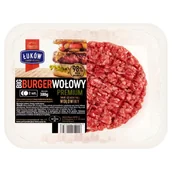 Mięso świeże i mrożone - Łuków Big Burger wołowy premium 380 g (2 sztuki) - miniaturka - grafika 1