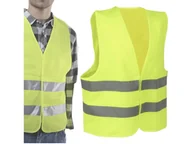 Akcesoria motoryzacyjne - Kamizelka Odblaskowa Ostrzegawcza Drogowa Bhp - miniaturka - grafika 1