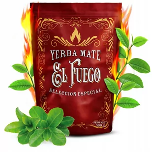 Yerba Mate El Fuego Elaborada NAJMOCNIEJSZA 500g - Yerba Mate - miniaturka - grafika 1