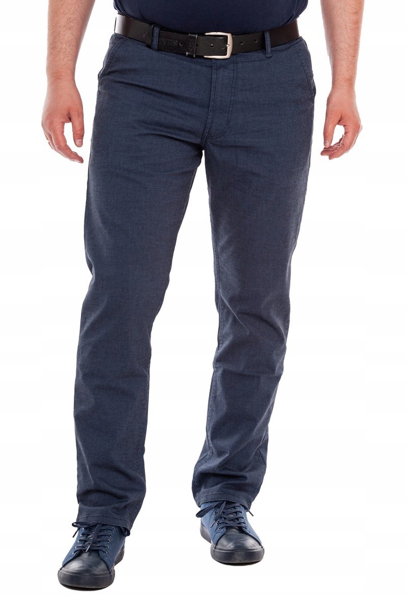 Męskie Spodnie Chinosy Bawełniane Polski Producent Wysoka Jakość 88 cm/L34