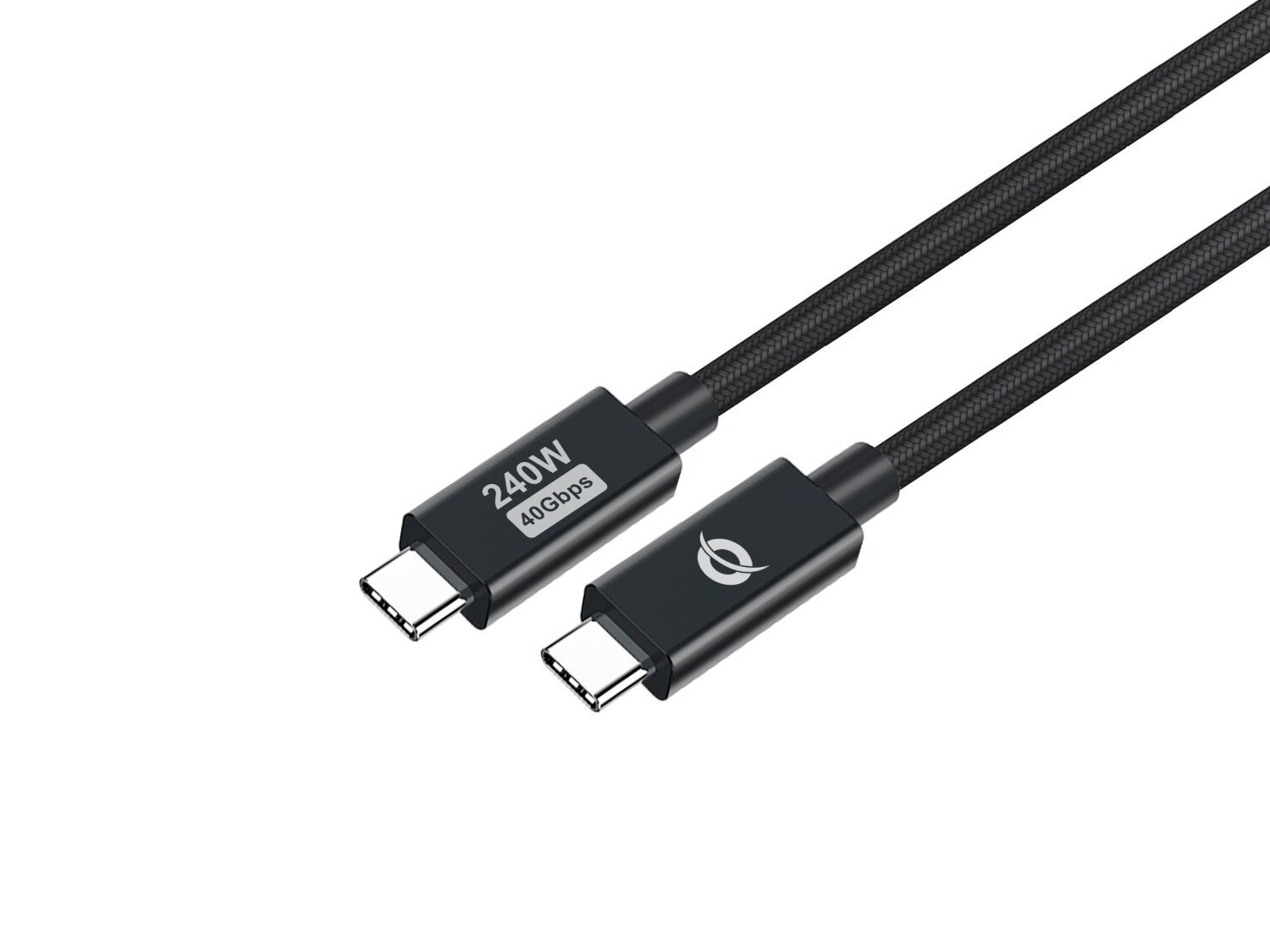 Conceptronic ETTA04B20 kabel USB USB4 Gen 3x2 2 m USB C Czarny