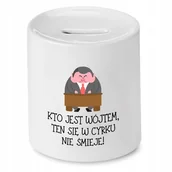 Skarbonki - SKARBONKA PREZENT DLA WÓJTA SIĘ W CYRKU NIE ŚMIEJE z Nadrukiem ze Zdjęciem + Opakowanie na prezent (wzór 03) - miniaturka - grafika 1