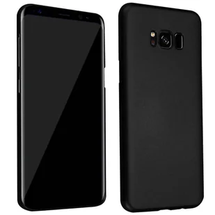 Pokrowiec Do Samsung Galaxy S8 PLUS Etui w METAL CZARNY Hard Case Cover Obudowa Ochronny Cadorabo - Etui i futerały do telefonów - miniaturka - grafika 1