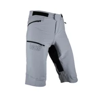 Spodenki rowerowe - Męskie spodenki rowerowe Leatt Enduro 3.0 , Titanium - Grey, XL - miniaturka - grafika 1
