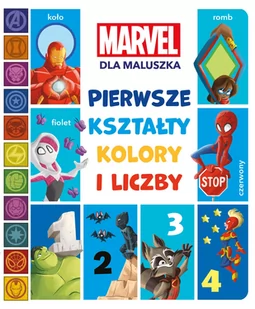 Pierwsze kształty, kolory i liczby. Marvel dla maluszka - Baśnie, bajki, legendy - miniaturka - grafika 1