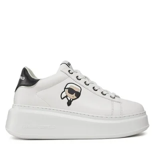 Sneakersy KARL LAGERFELD KL63530N Biały - Sneakersy damskie - miniaturka - grafika 1