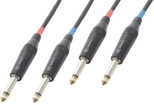 Kabel Vonyx 2x Jack 6,3 mm x 2x Jack 6,3 mm - 5 m one size - Kable komputerowe i do monitorów - miniaturka - grafika 1
