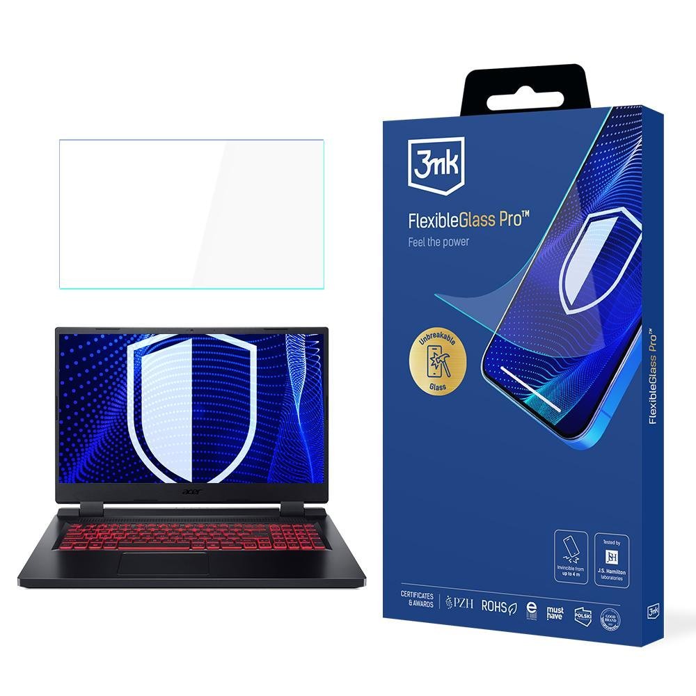 Szkło hybrydowe na ekran do Acer Nitro 5 17.3'' - 3mk FlexibleGlass Pro