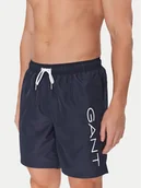 Kąpielówki męskie - Gant Szorty kąpielowe 920006300 Granatowy Regular Fit - miniaturka - grafika 1