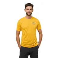 Koszulki męskie - Męska koszulka z krótkim rękawem Jack Wolfskin VONNAN GRAPHIC T M fresh orange - M - miniaturka - grafika 1