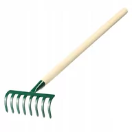 Grabie i motyki - Grabki metalowe 16 x 66 cm, zielone - miniaturka - grafika 1