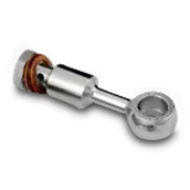 Części motocyklowe - Zestaw Accossato 1-Otworowa Śruba + Adapter + 2 Miedziane Podkładki - miniaturka - grafika 1