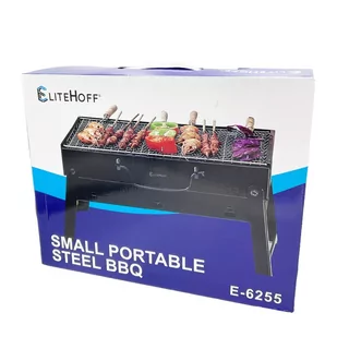 Mini Grill Węglowy Turystyczny Przenośny Walizka - Grille - miniaturka - grafika 7