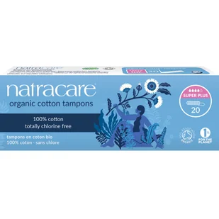 Natracare, tampony higieniczne z bawełny organicznej, Super Plus, 20 sztuk - Tampony Natracare, tampony higieniczne z bawełny organicznej, Super Plus, 20 sztuk - Tampony - miniaturka - grafika 1