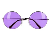 Stroje karnawałowe - Okulary Hippie Xl fiolet - miniaturka - grafika 1
