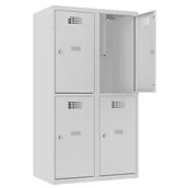 Meble do szkół i przedszkoli - Szafa metalowa dla młodszych dzieci MSUS 422 S do szkół - miniaturka - grafika 1