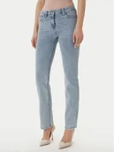 Spodnie damskie - Morgan Jeansy 221-PDROIT Niebieski Slim Fit - miniaturka - grafika 1