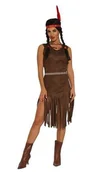 Stroje karnawałowe - Strój Indianka Brązowa-M - miniaturka - grafika 1