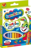 Przybory szkolne - Flamastry 12 kolorów BAMBINO - ST-MAJEWSKI - miniaturka - grafika 1