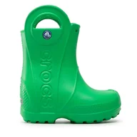 Buty dla chłopców - Kalosze Crocs Handle It Rain Boot Kids 12803 Zielony - miniaturka - grafika 1