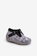 Buty dla dziewczynek - Wygodne Kapcie Dziecięce BEFADO 110N488 Szare-19 - miniaturka - grafika 1