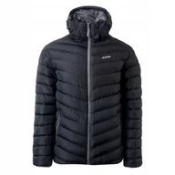 Kurtki męskie - Kurtka zimowa pikowana męska Hi-tec Michos Anthracite/dark Grey XL - miniaturka - grafika 1