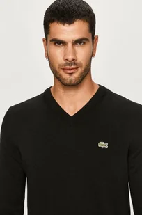 Lacoste sweter męski kolor czarny - Swetry męskie - miniaturka - grafika 1