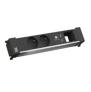 BACHMANN POWER FRAME 2xUTE 1xUSB 1xCM power 0.2m GST18