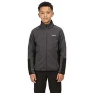 Bluzy dla dziewczynek - Bluza dziecięca Regatta Highton rozsuwana szara polar-128 - miniaturka - grafika 1