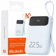 Powerbanki - MCDODO POWERBANK 10000MAH Z WYŚWIETLACZEM USB USB-C 22,5W + KABEL LIGHTNING - miniaturka - grafika 1