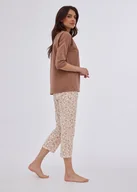 Piżamy damskie - PIŻAMA CORNETTE PD-792/397 INES 2 (kolor beż, rozmiar L) - miniaturka - grafika 1