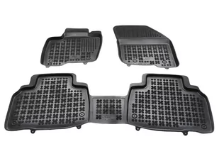 REZAW PLAST Dywaniki gumowe czarne PLAST 200626, 3 szt, Ford Edge od 2016 PLAST 200626 - Dywaniki samochodowe - miniaturka - grafika 1