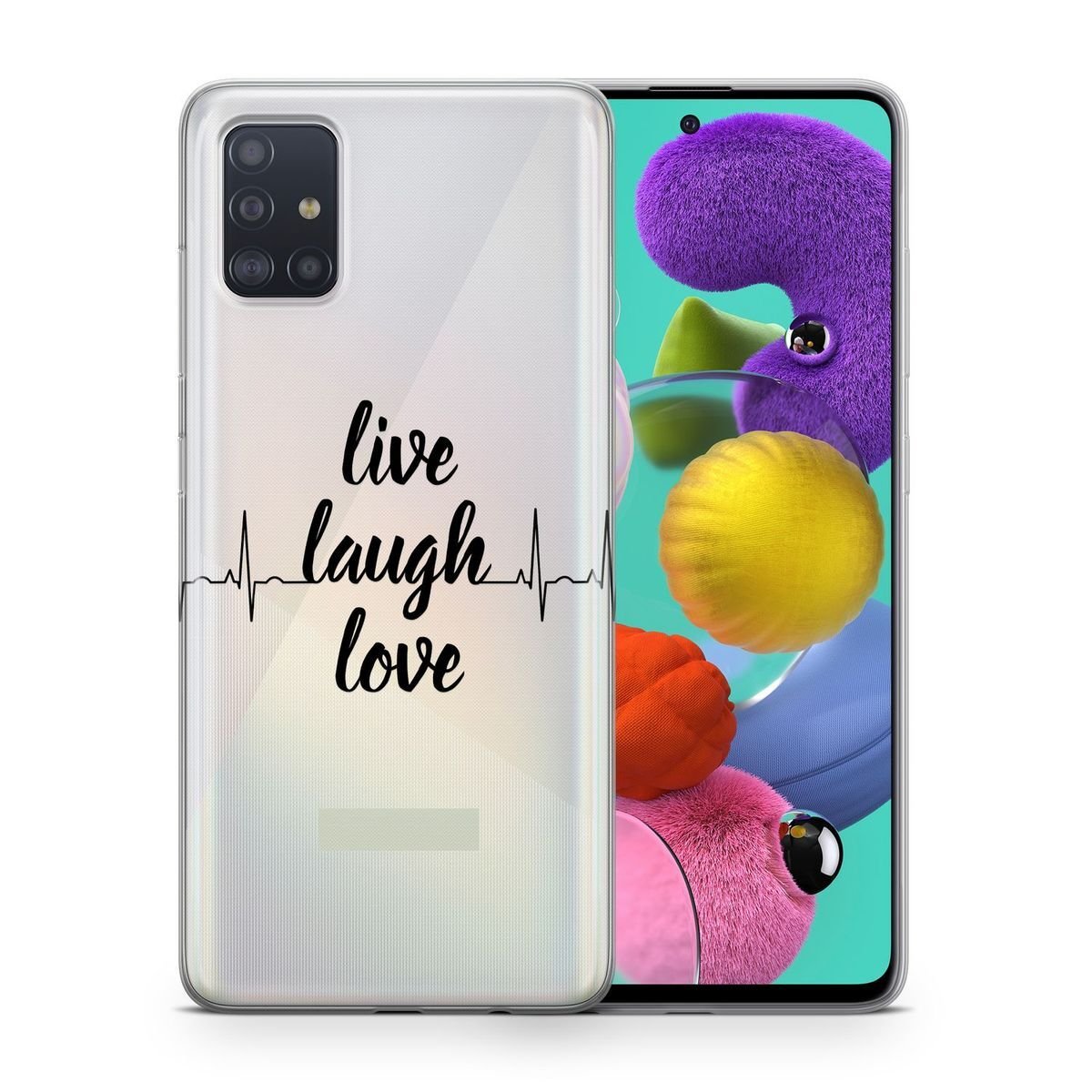 Etui na telefon komórkowy do Samsung Galaxy S10 Etui Cover Bag Bumper Cases TPU, Model: Samsung Galaxy S10, Wybierz motyw: Life Laugh Love