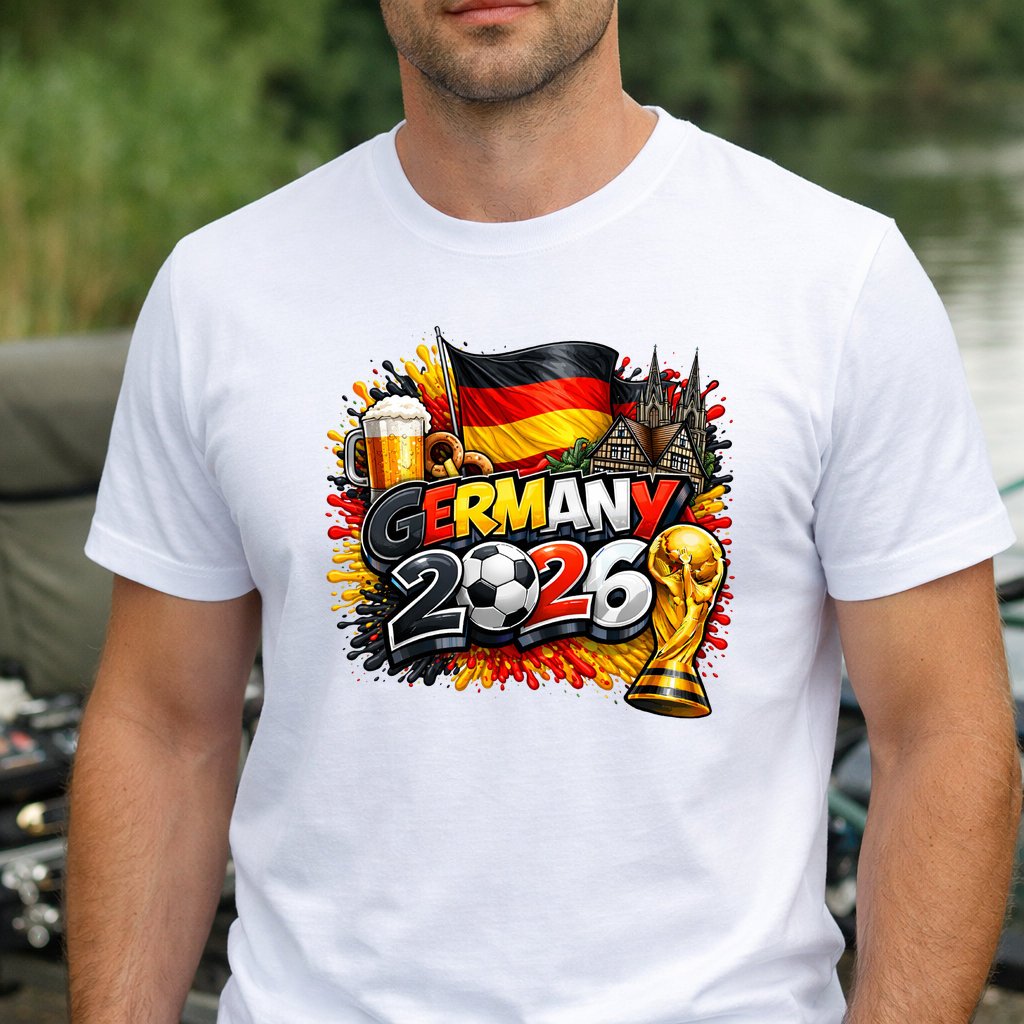 Koszulka WORLD CUP 2026 NIEMCY GERMANY kolor biały rozmiar S
