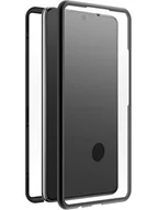 Etui i futerały do telefonów - Black Rock - Etui 360 stopni Glass Case pasuje do Samsung Galaxy S21 FE 5G I etui na telefon komórkowy, zamknięcie magnetyczne, przezroczyste (przezroczyste z czarną ramką) - miniaturka - grafika 1