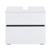 Szafki łazienkowe - Biała szafka pod umywalkę Støraa Wisla, 60x55 cm - miniaturka - grafika 1